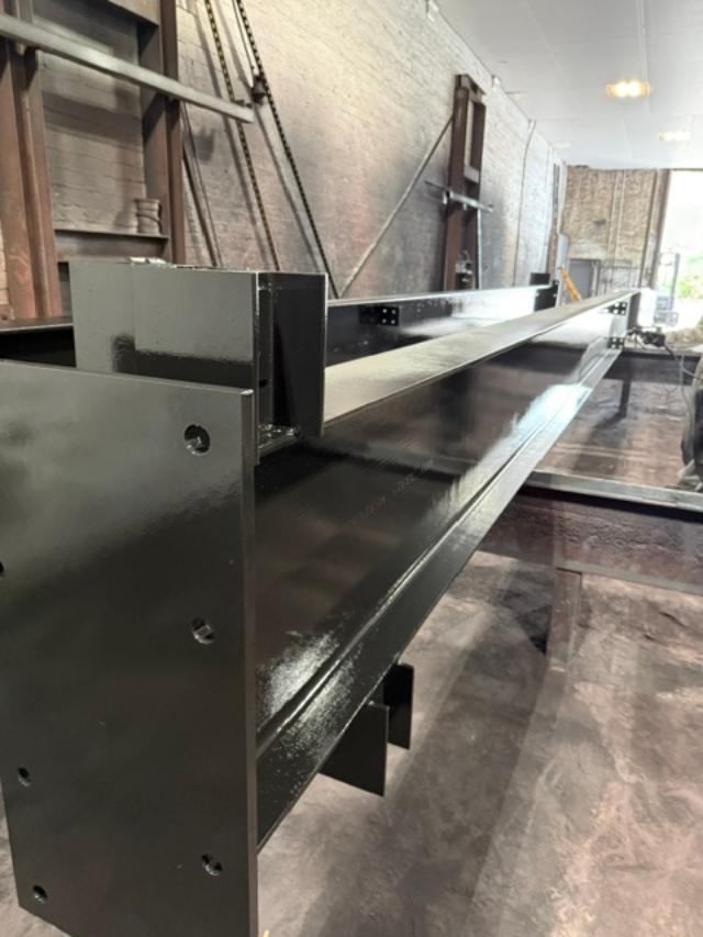 Painted fabricated steel sections