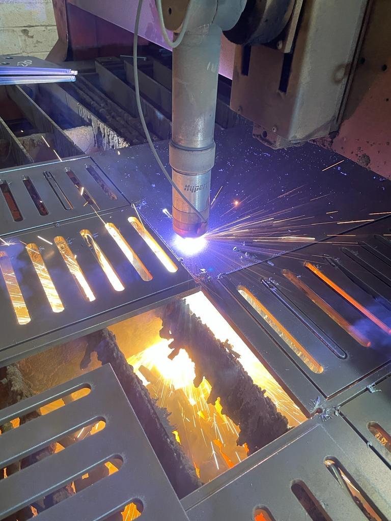 CNC plasma cutting